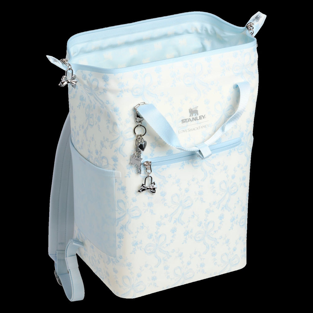Stanley 1913 x LoveShackFancy Holiday All Day Madeleine Mini Cooler Backpack | 20 Can | 14 QT | 13.2 L