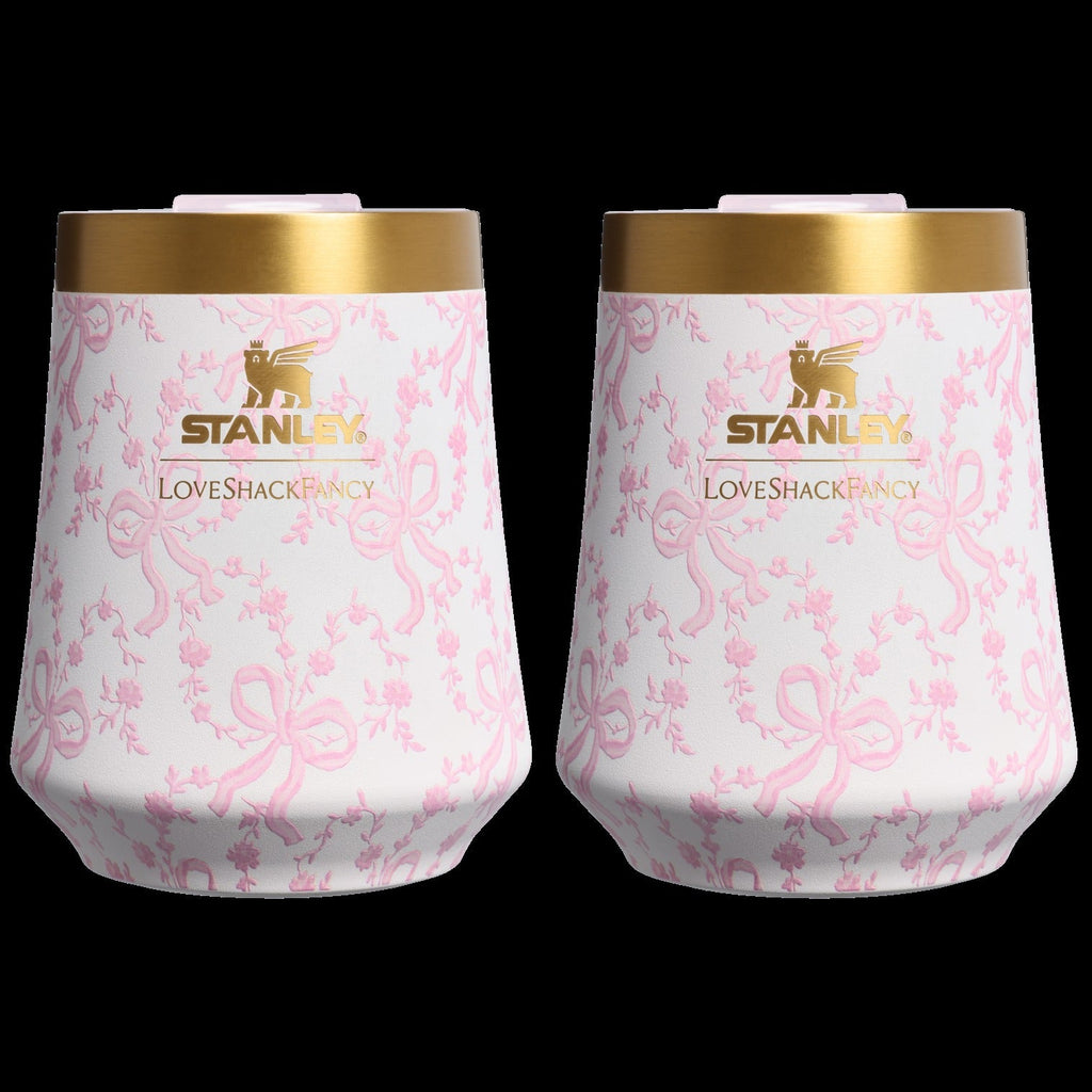 Stanley 1913 x LoveShackFancy Holiday The Reserve Wine Tumbler Set | 11 OZ (2-pack)