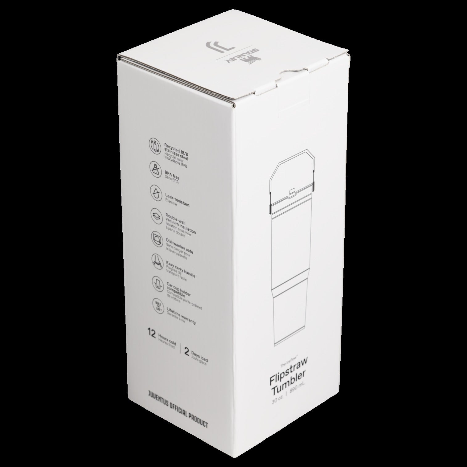 Stanley 1913 x Juventus The IceFlowTM Flip Straw 2.0 Tumbler | 30 OZ
