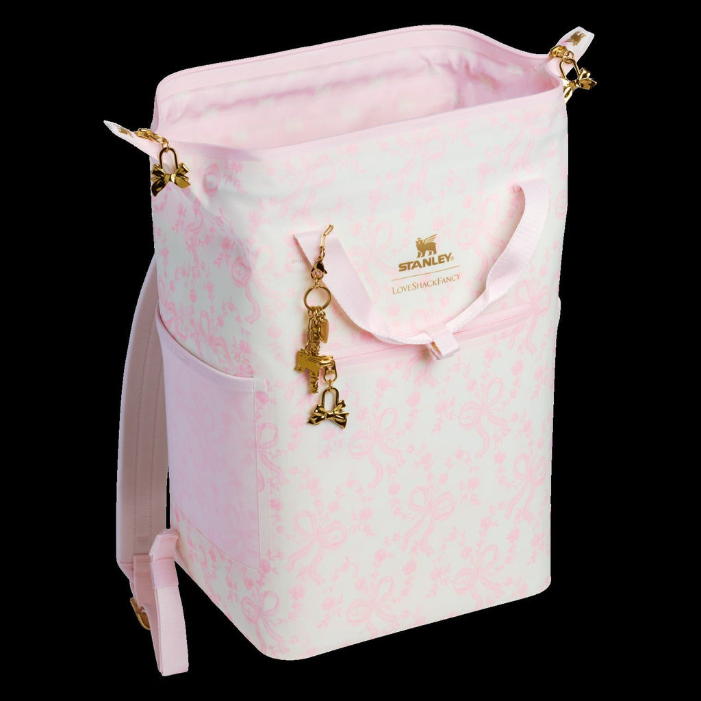 Stanley 1913 x LoveShackFancy Holiday All Day Madeleine Mini Cooler Backpack | 20 Can | 14 QT | 13.2 L